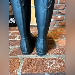Hunter Women's Black Waterproof Boots